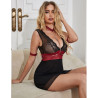 Subblime - 954437 Robe Bondage En Dentelle Noire L/Xl